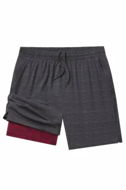 The Finish Line - Grey and Red Ball Hammock® 7 Inch Athletic Shorts