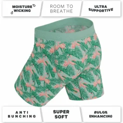 The Flamboyance - Flamingo Ball Hammock® Boxer - Long Leg