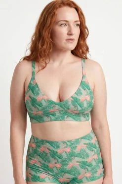 The Flamboyance - Flamingo Boob Hammock™ Plunge Bralette