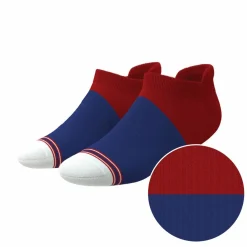 The Fourth - Patriotic Red and Blue Heel Hammock™ Ankle Socks