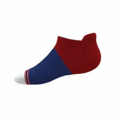 The Fourth - Patriotic Red and Blue Heel Hammock™ Ankle Socks