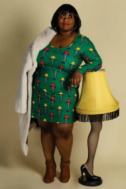 The Fragile - Leg Lamp Christmas Skater Dress
