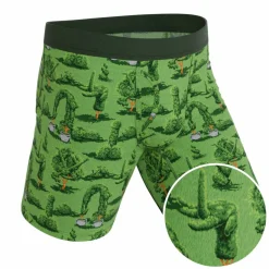 The Full Bush Bush Club - Naughty Landscaping Ball Hammock® Boxer - Long Leg