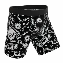 The Gear Head - Stick Shift Ball Hammock® Boxer - Long Leg