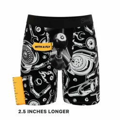 The Gear Head - Stick Shift Ball Hammock® Boxer - Long Leg