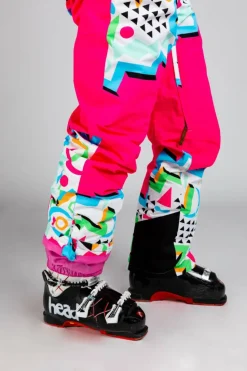 The Geodisiac - Mens Retro Neon Ski Suit