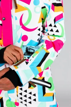 The Geodisiac - Mens Retro Neon Ski Suit