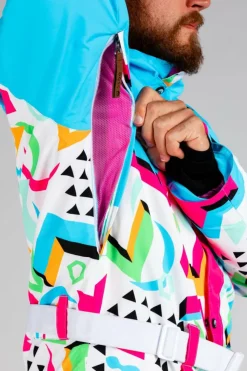 The Geodisiac - Mens Retro Neon Ski Suit