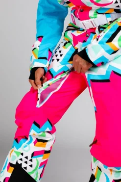 The Geodisiac - Mens Retro Neon Ski Suit