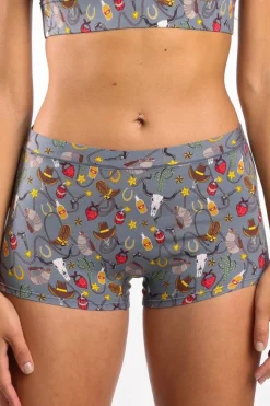 The Giddy Up - Western Modal Boyshort Underwear