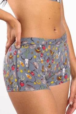 The Giddy Up - Western Modal Boyshort Underwear