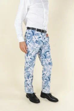 The Gilded Lily - Crosshatch Lilies Suit Pants