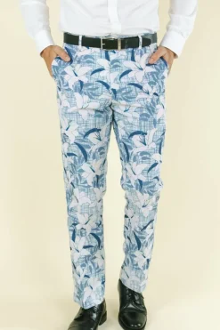 The Gilded Lily - Crosshatch Lilies Suit Pants