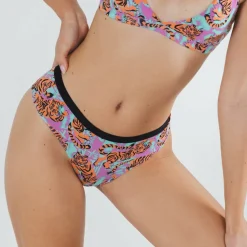 The Go Get 'Em - Abstract Tigers Cheeky Underwear