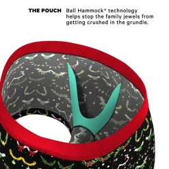 The Goodie Garland - Christmas Tinsel Busts Ball Hammock® Pouch Trunks Underwear