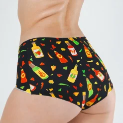 The Gotcha Sriracha - Hot Sauce Women’s Seamless Boyshort
