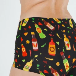 The Gotcha Sriracha - Hot Sauce Modal Boyshort Underwear