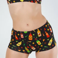 The Gotcha Sriracha - Hot Sauce Modal Boyshort Underwear