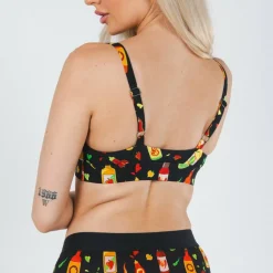 The Gotcha Sriracha - Hot Sauce Boob Hammock™ Plunge Bralette