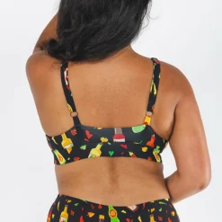 The Gotcha Sriracha - Hot Sauce Boob Hammock™ Plunge Bralette