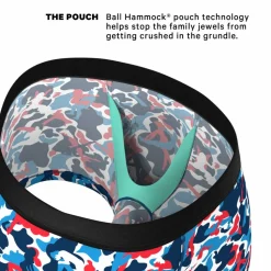 The Grand Finale - USA Camouflage Ball Hammock® Pouch Trunk Underwear