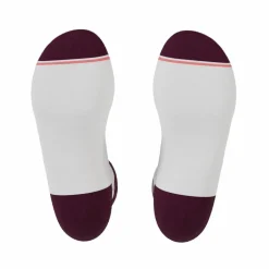 The Grape Juice - Red Wine Heel Hammock™ Quarter Crew Socks