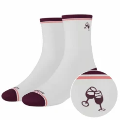 The Grape Juice - Red Wine Heel Hammock™ Quarter Crew Socks