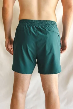 The Green Way - Green Deck Stripe Ball Hammock® 5 Inch Athletic Shorts