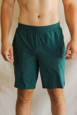 The Green Way - Green Deck Stripe Ball Hammock® 9 Inch Athletic Shorts