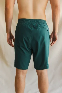 The Green Way - Green Deck Stripe Ball Hammock® 9 Inch Athletic Shorts