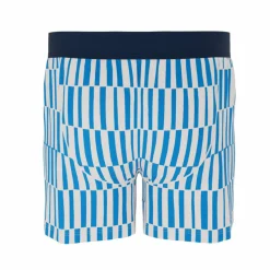 The Hamptons - Blue Mosaic Stripe Boxers