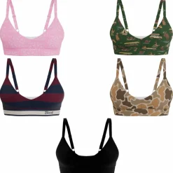 The Happy Trails - Boob Hammock™ Plunge Bralette 5 Pack