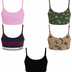 The Happy Trails - Boob Hammock™ Scoop Bralette 5 Pack