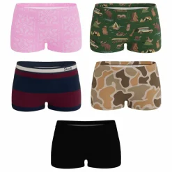 The Happy Trails - Boyshort Underwear 5 Pack