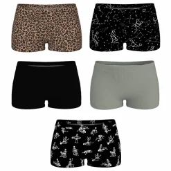 The Historical Bests - Boyshort Underwear 5 Pack