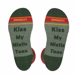 The Holiday Smooch - Western Holiday Heel Hammock™ Crew Socks