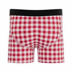 The Hot Diggity - Red Gingham Youth Boxer Briefs
