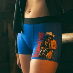 The Jackson - Blue Cowboy Shinesty x Diamond Cross Ranch Women’s Boxers