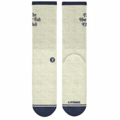 The Jet Set - Hot Tub Club Oatmeal Heel Hammock™ Crew Socks