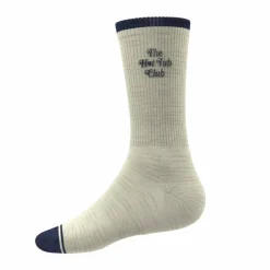 The Jet Set - Hot Tub Club Oatmeal Heel Hammock™ Crew Socks