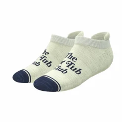 The Jet Set - Hot Tub Club Oatmeal Heel Hammock™ Ankle Socks
