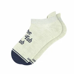 The Jet Set - Hot Tub Club Oatmeal Heel Hammock™ Ankle Socks