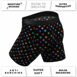 The Joystick - Video Game Ball Hammock® Boxer - Long Leg