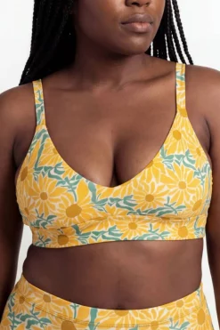 The June Bug - Sunflower Boob Hammock™ Plunge Bralette