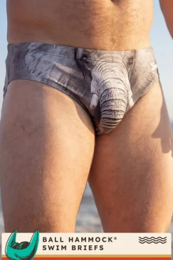 The Junk Trunk - Elephant Ball Hammock® Pouch Swim Briefs