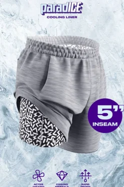 The Junk Trunks - Grey Ball Hammock® 5 Inch Athletic Shorts