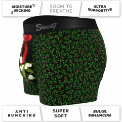 The Kiss Me There - Mistletoe Ball Hammock® Pouch Trunks Underwear