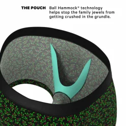 The Kiss Me There - Mistletoe Ball Hammock® Pouch Trunks Underwear
