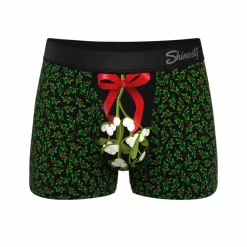 The Kiss Me There - Mistletoe Ball Hammock® Pouch Trunks Underwear