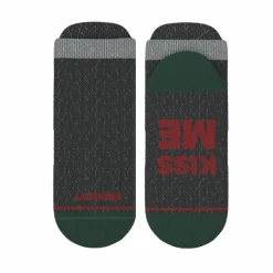 The Kiss Me There - Mistletoe Heel Hammock™ Ankle Socks